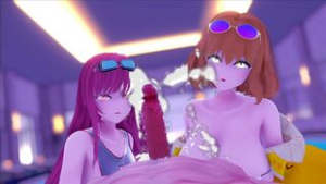 HMV La?&A?Swimwear - Nikke: Goddess of Victory animation on Crohasit
