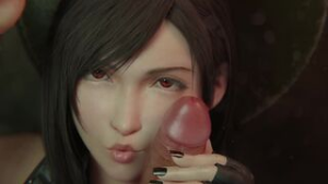 HMV TIFA AND AERITH PLAY - Final Fantasy animation on Crohasit