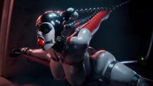 Harley Quinn in bondage - Batman animation on Crohasit