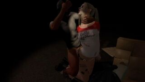 Harley Quinn pass out - Batman animation on Crohasit