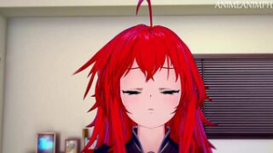 Highschool DxD – Rias Gremory - ﻿3D animation on Crohasit