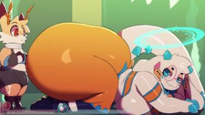 Horny Angela - 2D animation on Crohasit