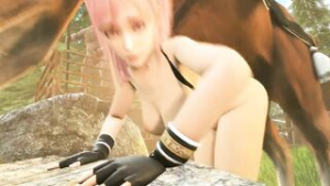 Horse video 80 – Honoka - Dead or Alive animation on Crohasit