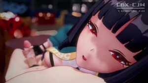 Hoshimi Miyabi-zenless zone zero - ﻿3D animation on Crohasit