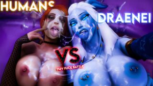 Humans VS Draenei | Warcraft Fuck Battle - World of Warcraft animation on Crohasit