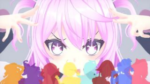 IDOL dance while transforming into Idols [WaruiSlimeDesu] - Hololive animation on Crohasit