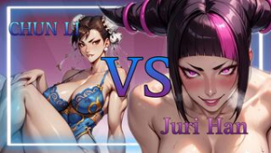 JURI vs CHUN LI – ai PMV - AI Content animation on Crohasit