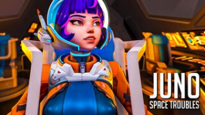 Juno Space Troubles Trailer - Overwatch animation on Crohasit