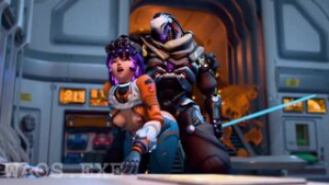 Juno-getting-pounded-by-Ramattra - Overwatch animation on Crohasit