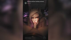 KDA Ahri & Ezreal [Uncensored][Zmsfm][4K] - ﻿3D animation on Crohasit