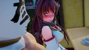 KhaoMMD Public shop risky blowjob - ﻿3D animation on Crohasit