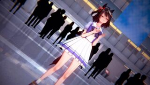 Kitasan Black-Gokuraku Jodo insect - Uma Musume animation on Crohasit