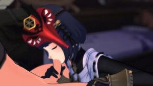 Kujou Sara BJ - ﻿3D animation on Crohasit