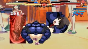 Kuromaru vs Miyako&Linne - Mugen animation on Crohasit