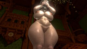 Lady Dimitrescu clip1 - ﻿3D animation on Crohasit