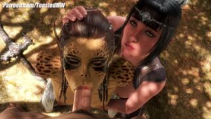 Lae’zel Forced To Service By Shadowheart (ToastedMW) - ﻿3D animation on Crohasit