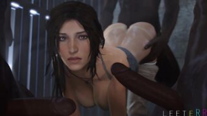 Lara Croft Gangbang [Black] [LeeteRR] - ﻿3D animation on Crohasit