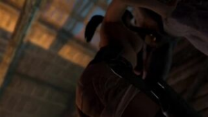 Lara Croft and Goblin - ﻿3D animation on Crohasit