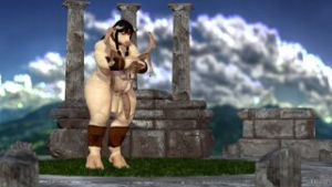 Laura with Wolves - Testament of Minos animation on Crohasit