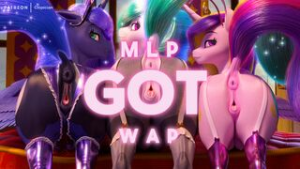 MLP GOT WAP – A My Little Pony PMV/HMV - ﻿3D animation on Crohasit