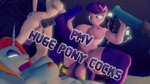 MLP PMV HUGE PONY COCKS [4k] - ﻿3D animation on Crohasit