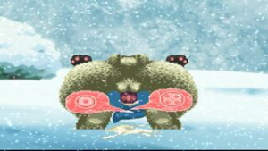 MUGEN – Polar Bear Finds LucarioM lost in the wilderness - Mugen animation on Crohasit