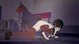 Maki Bestiality Dog Sex - ﻿3D animation on Crohasit