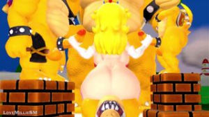 Mario wasn’t able to save the princess - Mario animation on Crohasit