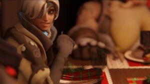 Mercy & Ashe [Beach] + Summer Time [Pubic Hair, Outro, Tanned + Pregnant] [Zmsfm] - Overwatch animation on Crohasit