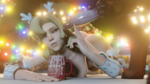 Mercy – Homemade Eggnog [BlueBerg][NO WM] - ﻿3D animation on Crohasit