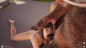 Minotaur covers petite asian in cum - ﻿3D animation on Crohasit