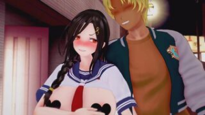 Mr. Tme obeys the orders of a naughty university student. - nijisanji animation on Crohasit