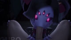 Muffet Blowjob – Guro - Undertale animation on Crohasit