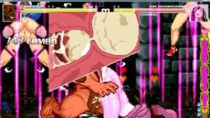 Mugen: Hachishakusama got hot sperm by Minotaur and her own horse - breeding season animation on Crohasit