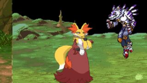 Mugen: Milfphox in heat - Mugen animation on Crohasit