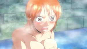 Nami Bathroom spanish s10collage - One Piece animation on Crohasit