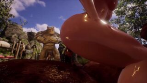 Naughty Elf Gets the Wrong Type of Shower - ﻿3D animation on Crohasit