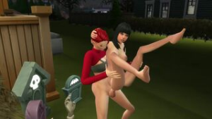 Naughty Halloween 2024 - The sims 4 animation on Crohasit