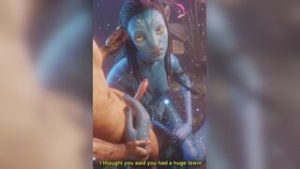 Neytiri disappointed (valenok] - ﻿3D animation on Crohasit