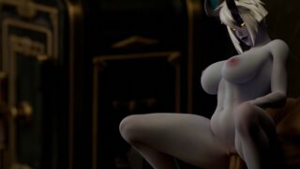 Night Rose at work - Fortnite animation on Crohasit