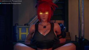 Orochi Leona – Titjob - King of Fighters animation on Crohasit
