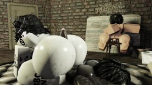 PAWG Slut gets breeded and broken by BBC while her cuck Bf watches - Roblox animation on Crohasit