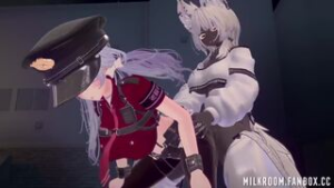 Police Dog Moe-Chan - VR Chat animation on Crohasit