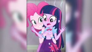 Pinkie Molesting Twilight [randomtriples] - equestria girls animation on Crohasit