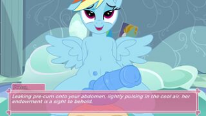 Pony Waifu Sim Rainbow Dash 5.5 - My Little Pony Friendship is Magic animation on Crohasit
