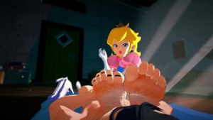 Princesa Peach_Super mario bros [Bazett] - Super Mario animation on Crohasit