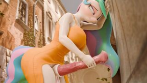 Princess Celestia Solo Cum Wall [Erostud][Sound] - ﻿3D animation on Crohasit