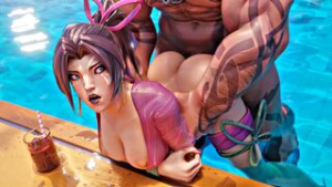 Psy X Luna Part 1 (4K60fps) (No Watermark) (Topless 2) - ﻿3D animation on Crohasit