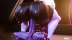 Queen Tyr’ahnee Having sex with a Shroob - duck dodgers animation on Crohasit