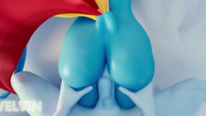 Quiet evening in the clouds… - ﻿3D animation on Crohasit